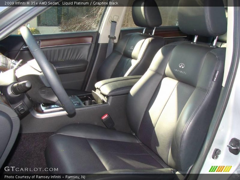 Liquid Platinum / Graphite Black 2009 Infiniti M 35x AWD Sedan