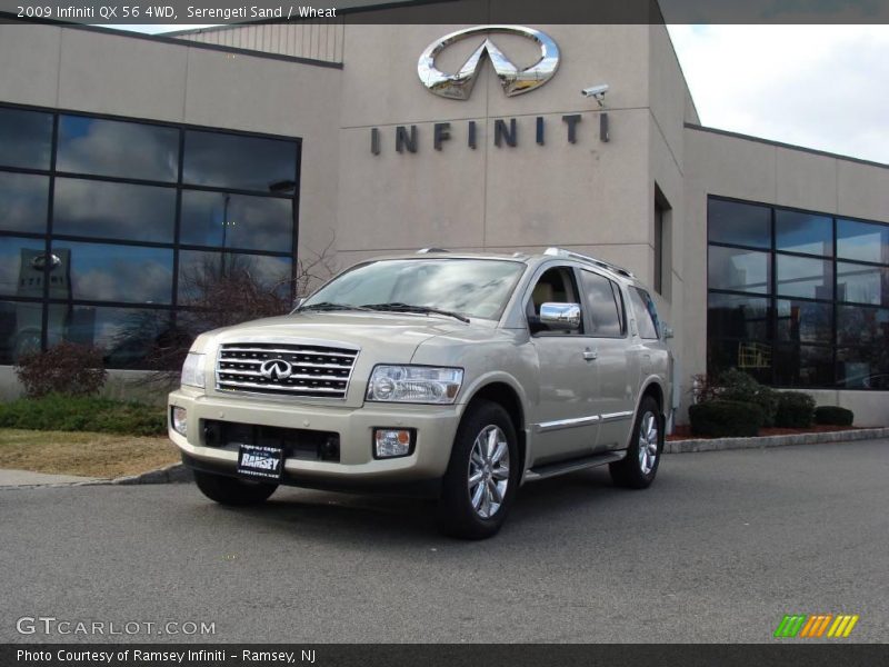 Serengeti Sand / Wheat 2009 Infiniti QX 56 4WD