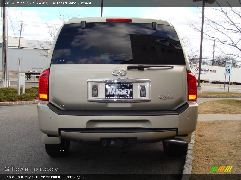 Serengeti Sand / Wheat 2009 Infiniti QX 56 4WD