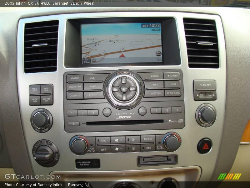 Serengeti Sand / Wheat 2009 Infiniti QX 56 4WD