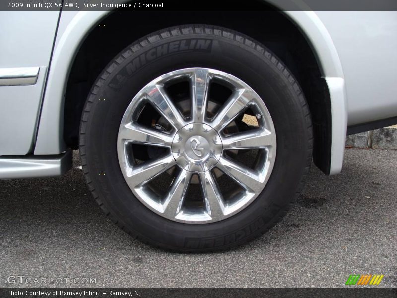 Silver Indulgence / Charcoal 2009 Infiniti QX 56 4WD