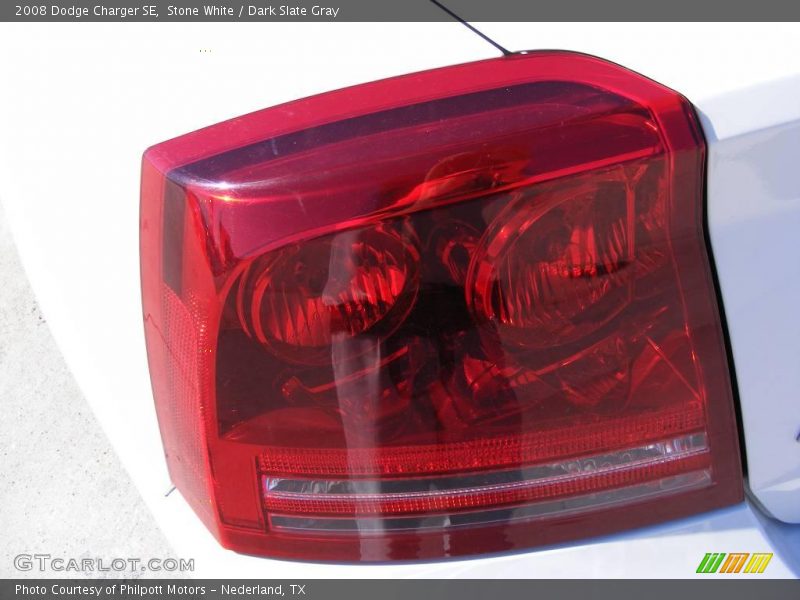 Stone White / Dark Slate Gray 2008 Dodge Charger SE