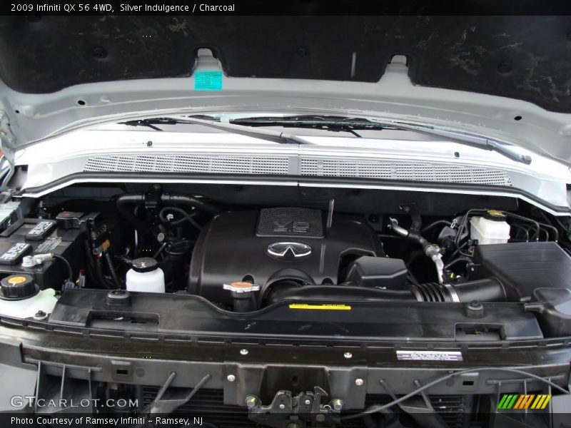 Silver Indulgence / Charcoal 2009 Infiniti QX 56 4WD