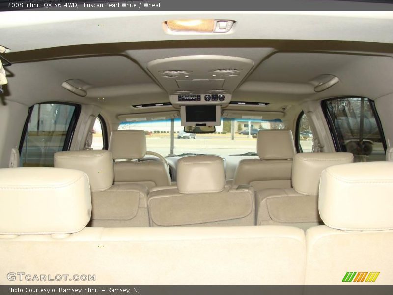 Tuscan Pearl White / Wheat 2008 Infiniti QX 56 4WD