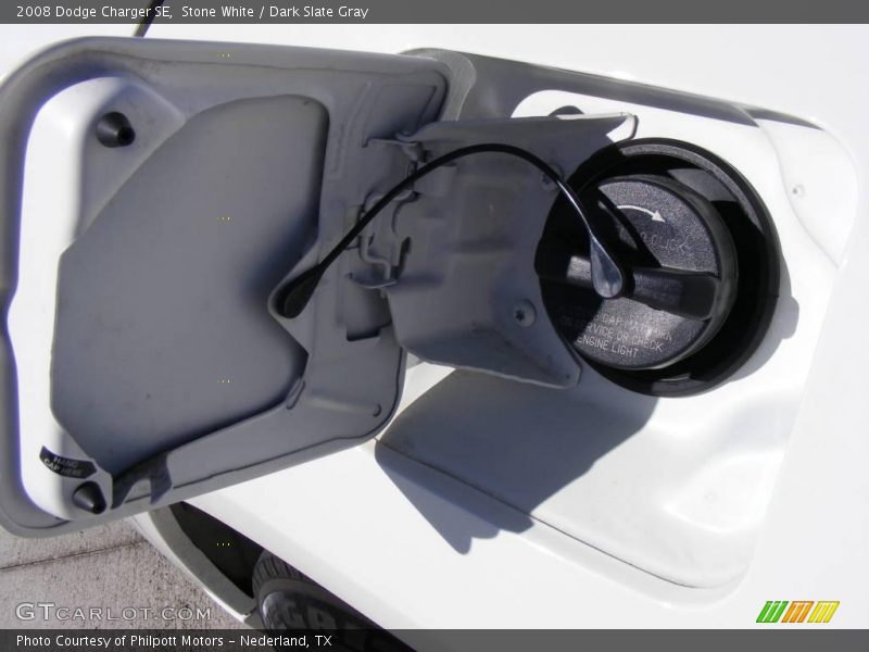 Stone White / Dark Slate Gray 2008 Dodge Charger SE