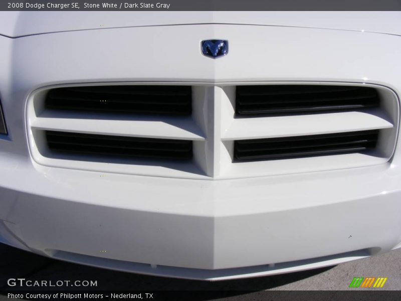 Stone White / Dark Slate Gray 2008 Dodge Charger SE