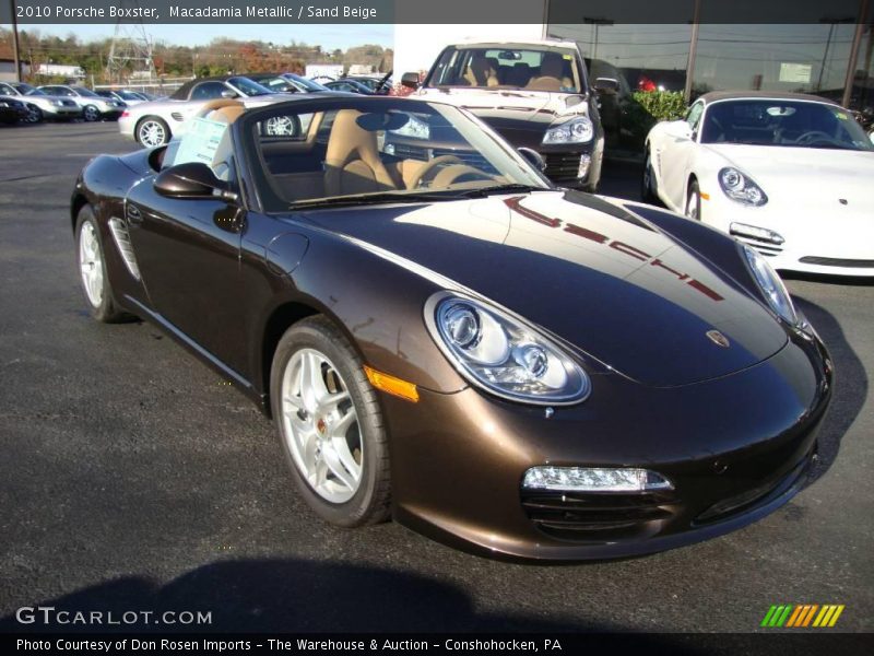 Macadamia Metallic / Sand Beige 2010 Porsche Boxster