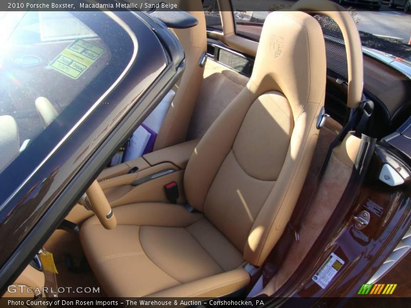 Macadamia Metallic / Sand Beige 2010 Porsche Boxster