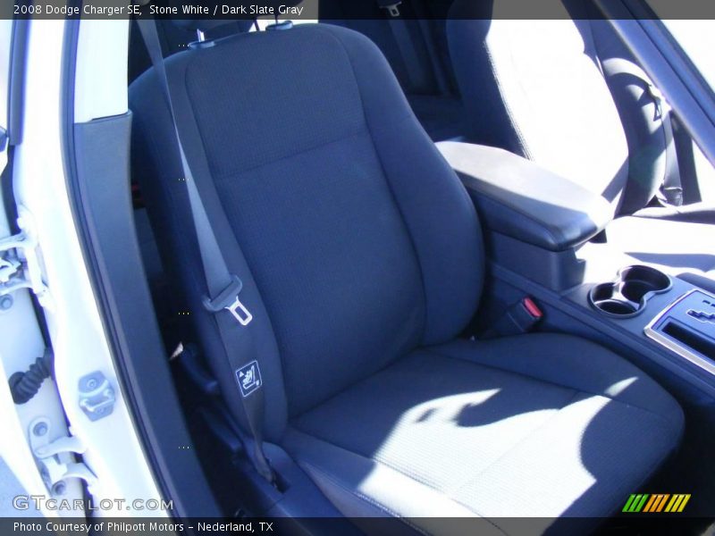 Stone White / Dark Slate Gray 2008 Dodge Charger SE