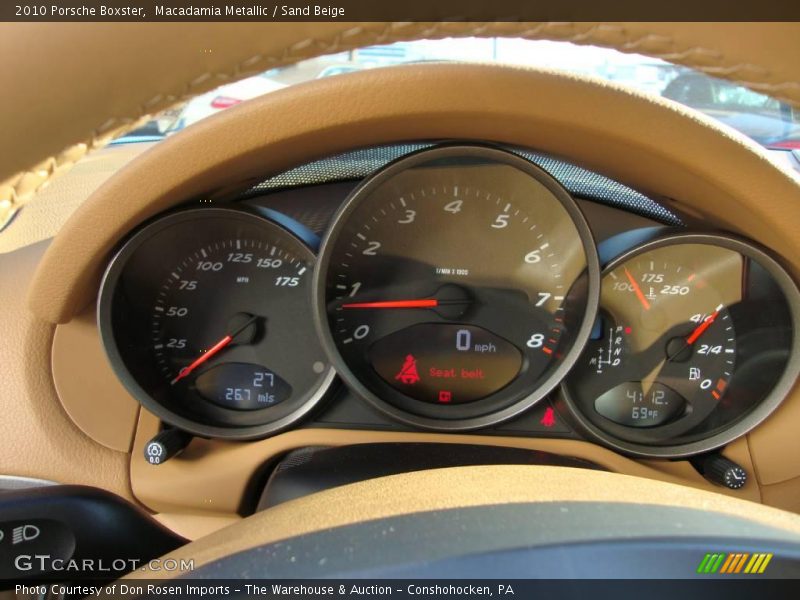 Macadamia Metallic / Sand Beige 2010 Porsche Boxster
