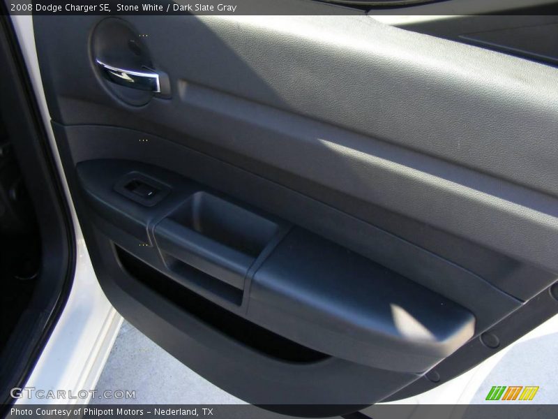 Stone White / Dark Slate Gray 2008 Dodge Charger SE