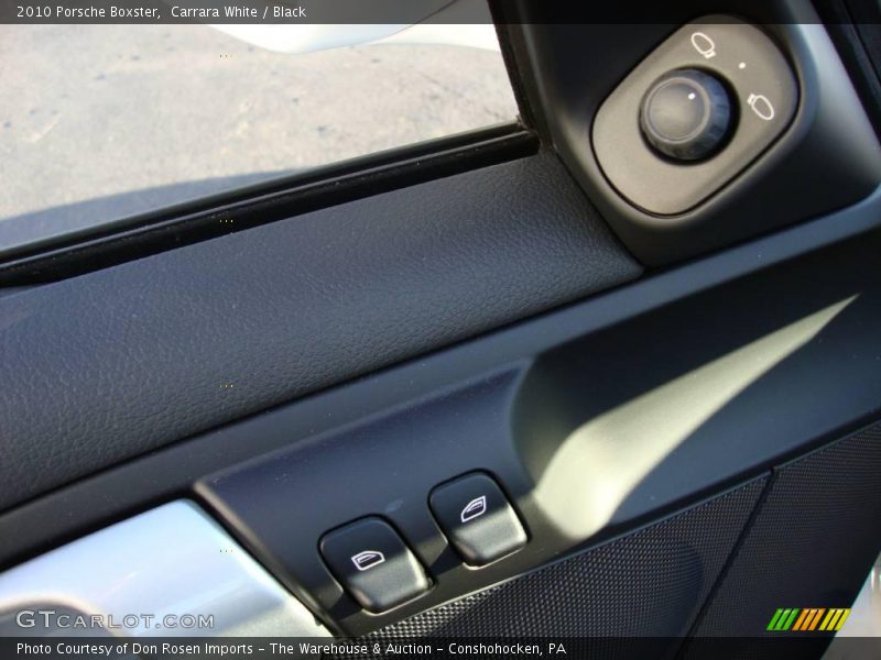 Carrara White / Black 2010 Porsche Boxster