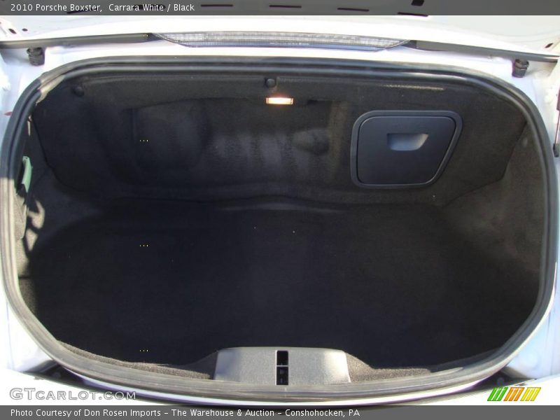 Carrara White / Black 2010 Porsche Boxster