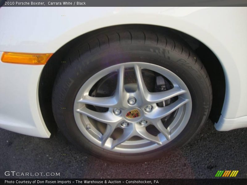 Carrara White / Black 2010 Porsche Boxster