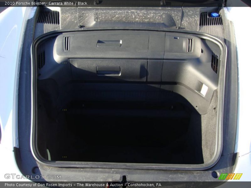Carrara White / Black 2010 Porsche Boxster