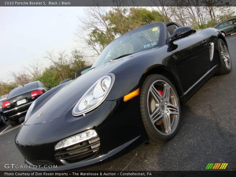 Black / Black 2010 Porsche Boxster S