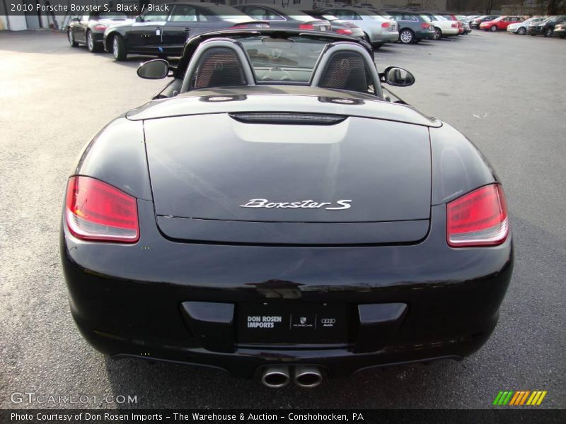 Black / Black 2010 Porsche Boxster S