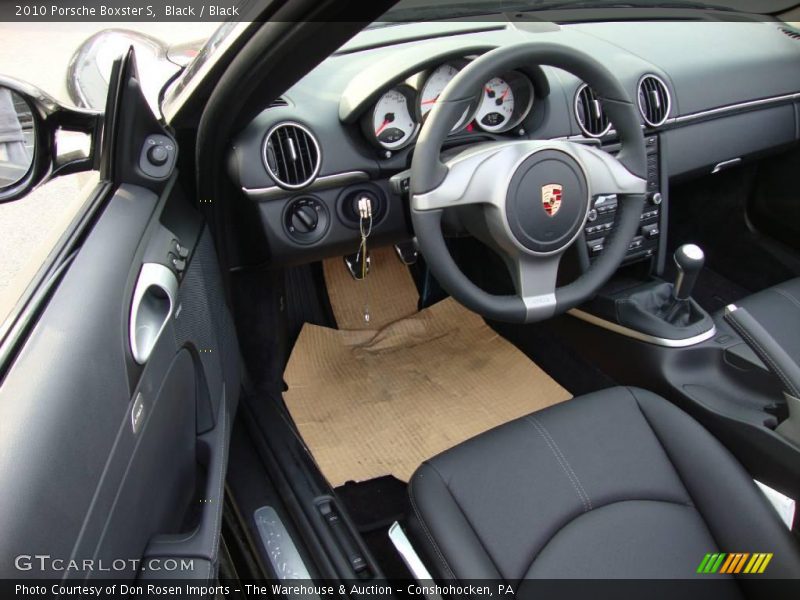 Black / Black 2010 Porsche Boxster S