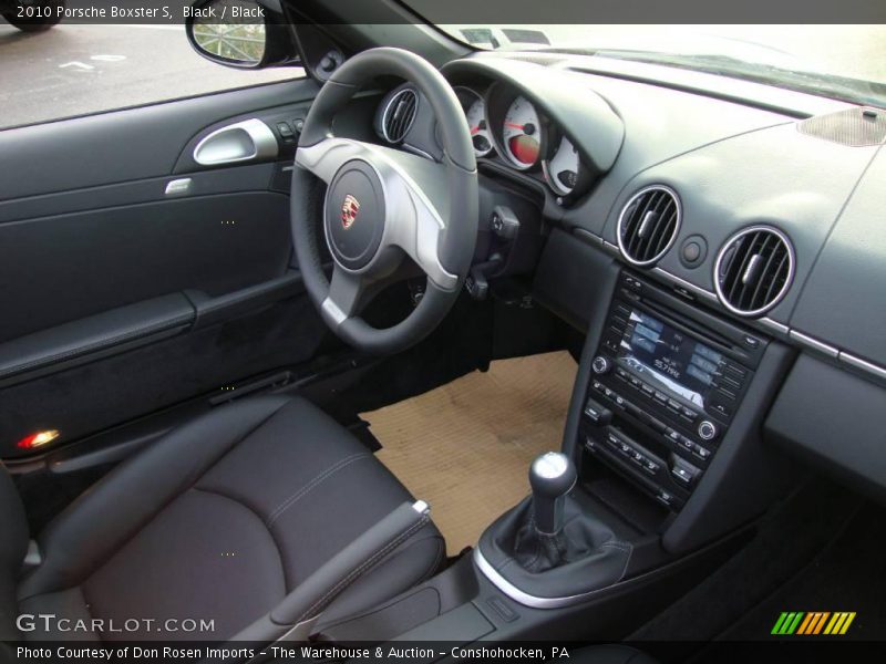 Black / Black 2010 Porsche Boxster S