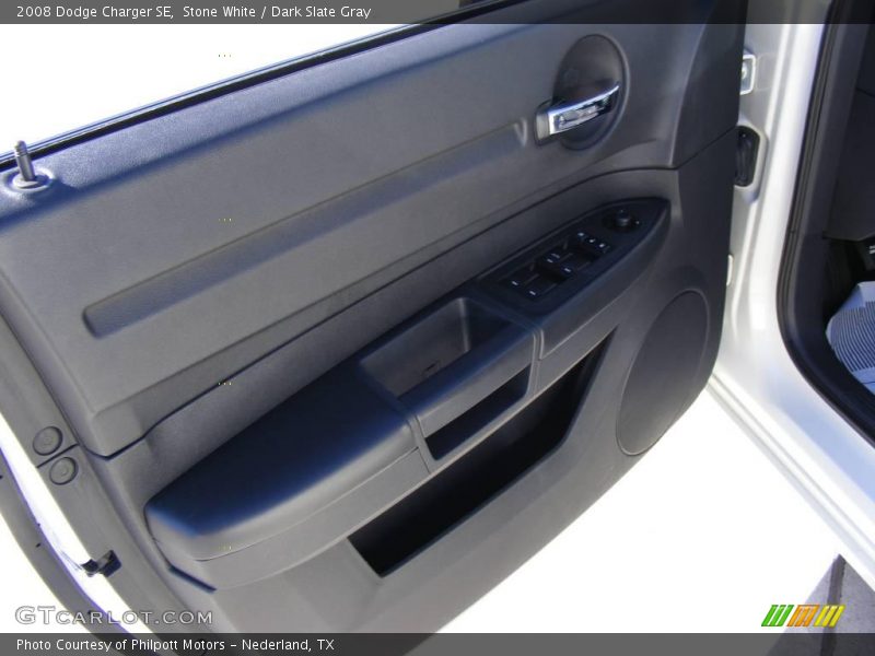 Stone White / Dark Slate Gray 2008 Dodge Charger SE