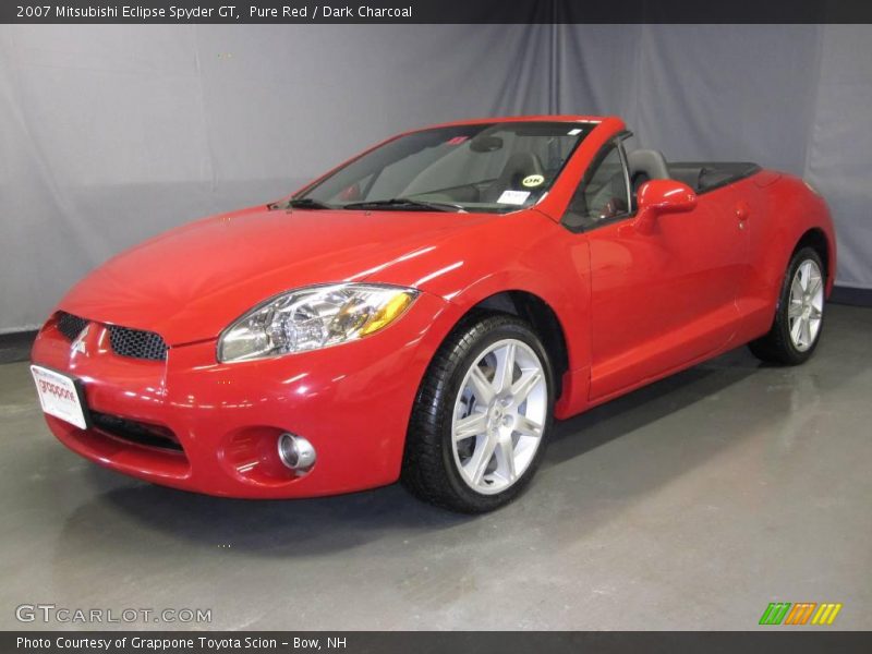 Pure Red / Dark Charcoal 2007 Mitsubishi Eclipse Spyder GT