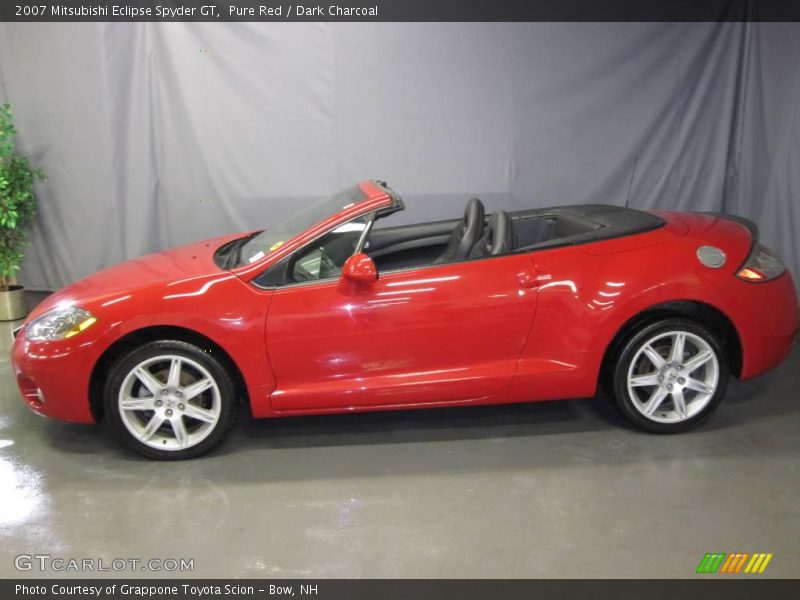 Pure Red / Dark Charcoal 2007 Mitsubishi Eclipse Spyder GT