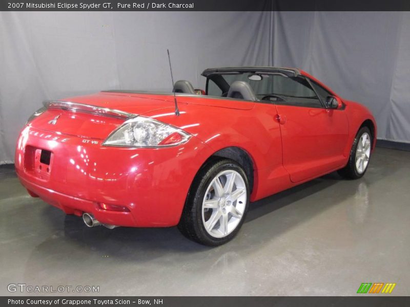Pure Red / Dark Charcoal 2007 Mitsubishi Eclipse Spyder GT