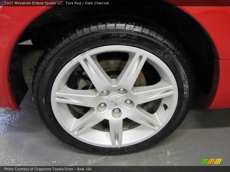 Pure Red / Dark Charcoal 2007 Mitsubishi Eclipse Spyder GT