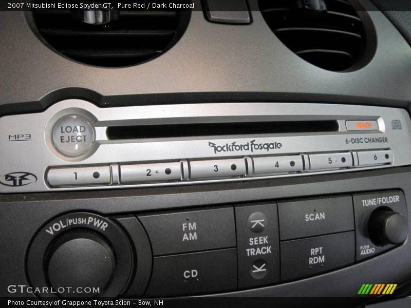 Pure Red / Dark Charcoal 2007 Mitsubishi Eclipse Spyder GT