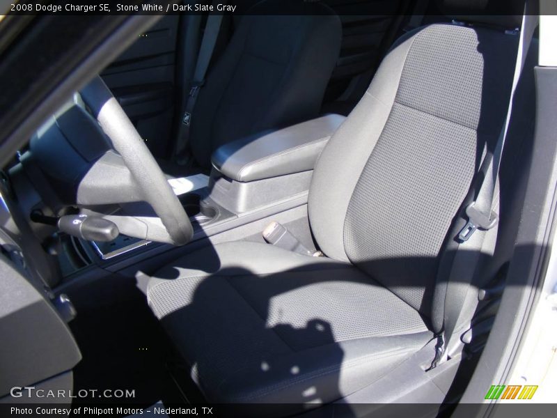 Stone White / Dark Slate Gray 2008 Dodge Charger SE