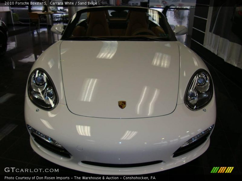 Carrara White / Sand Beige 2010 Porsche Boxster S