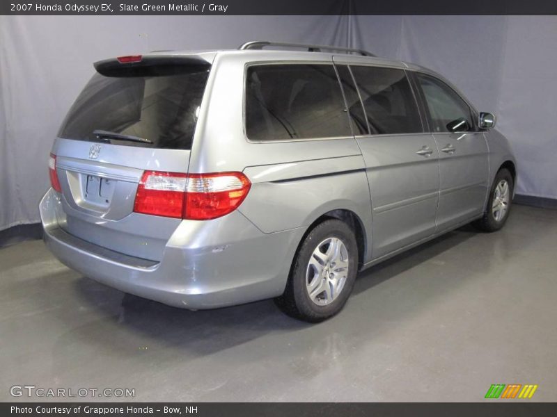 Slate Green Metallic / Gray 2007 Honda Odyssey EX