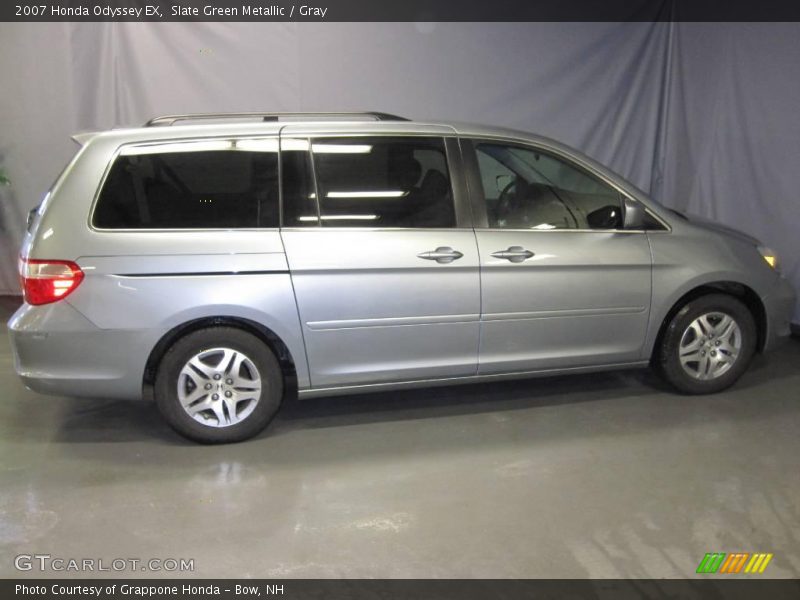 Slate Green Metallic / Gray 2007 Honda Odyssey EX
