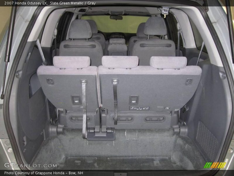 Slate Green Metallic / Gray 2007 Honda Odyssey EX