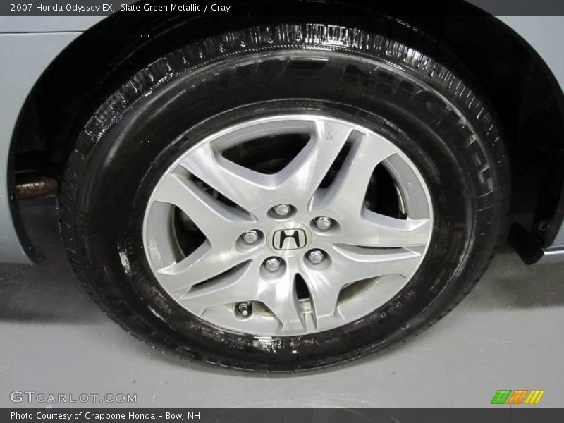 Slate Green Metallic / Gray 2007 Honda Odyssey EX