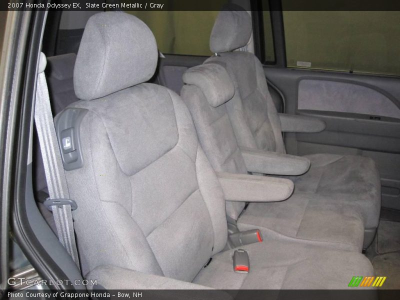 Slate Green Metallic / Gray 2007 Honda Odyssey EX