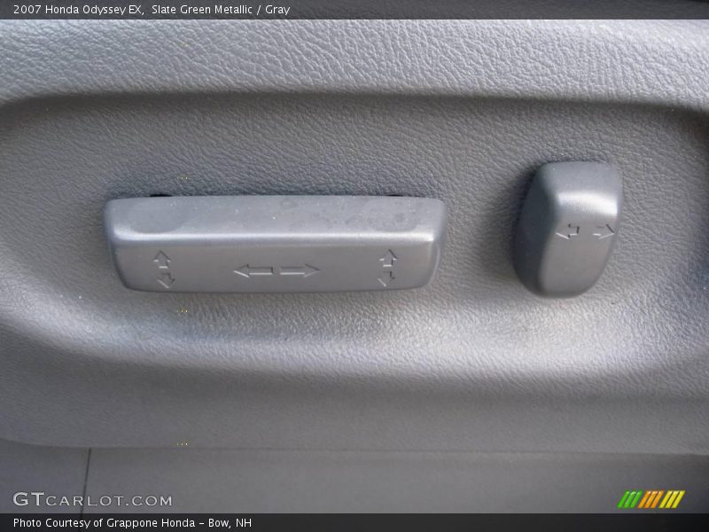 Slate Green Metallic / Gray 2007 Honda Odyssey EX