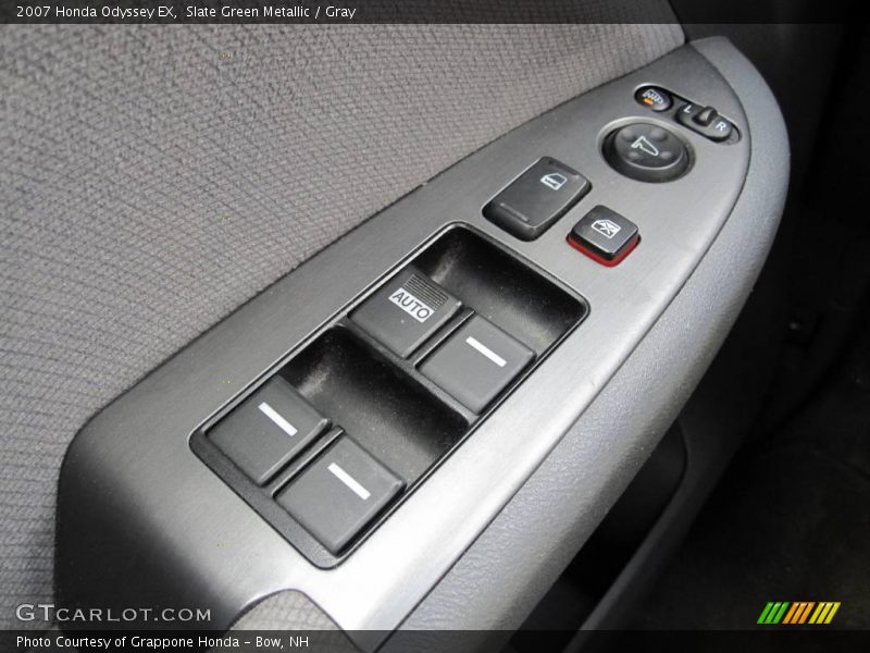 Slate Green Metallic / Gray 2007 Honda Odyssey EX