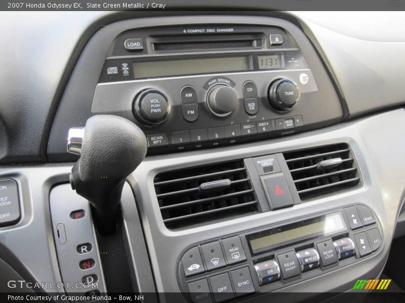 Slate Green Metallic / Gray 2007 Honda Odyssey EX