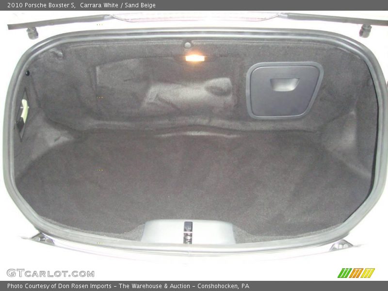 Carrara White / Sand Beige 2010 Porsche Boxster S