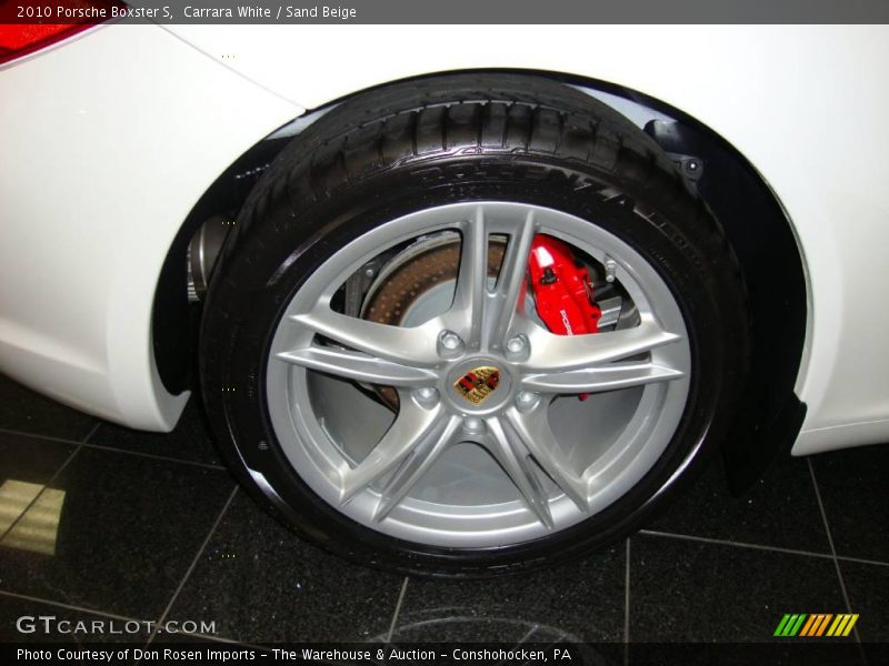 Carrara White / Sand Beige 2010 Porsche Boxster S