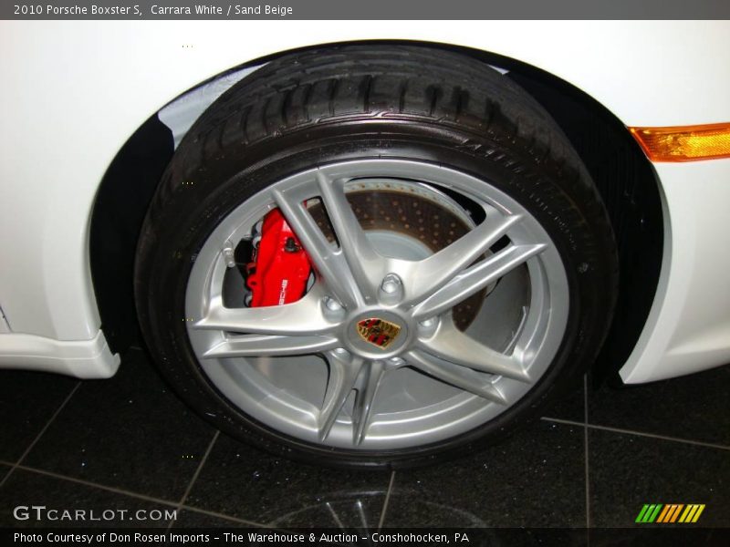 Carrara White / Sand Beige 2010 Porsche Boxster S