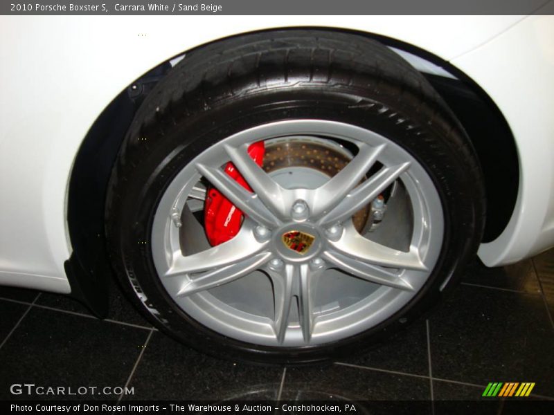 Carrara White / Sand Beige 2010 Porsche Boxster S