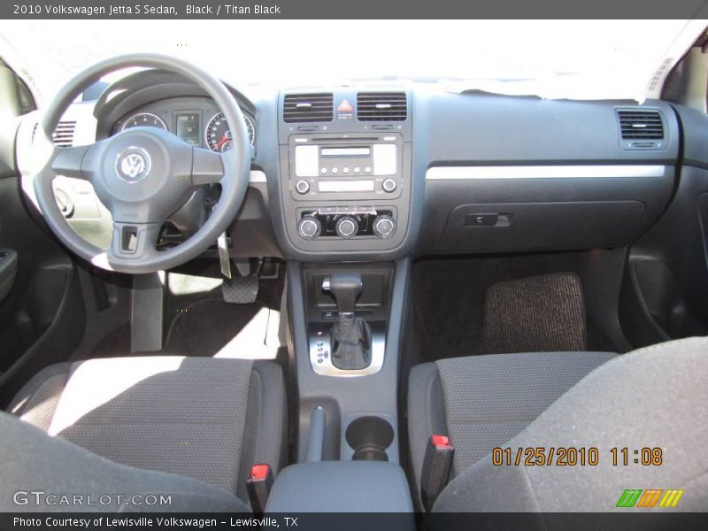 Black / Titan Black 2010 Volkswagen Jetta S Sedan