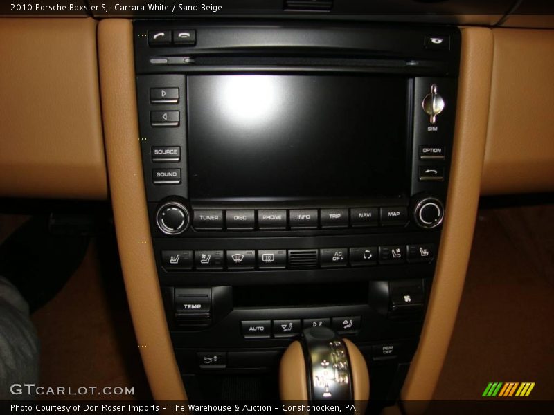 Carrara White / Sand Beige 2010 Porsche Boxster S
