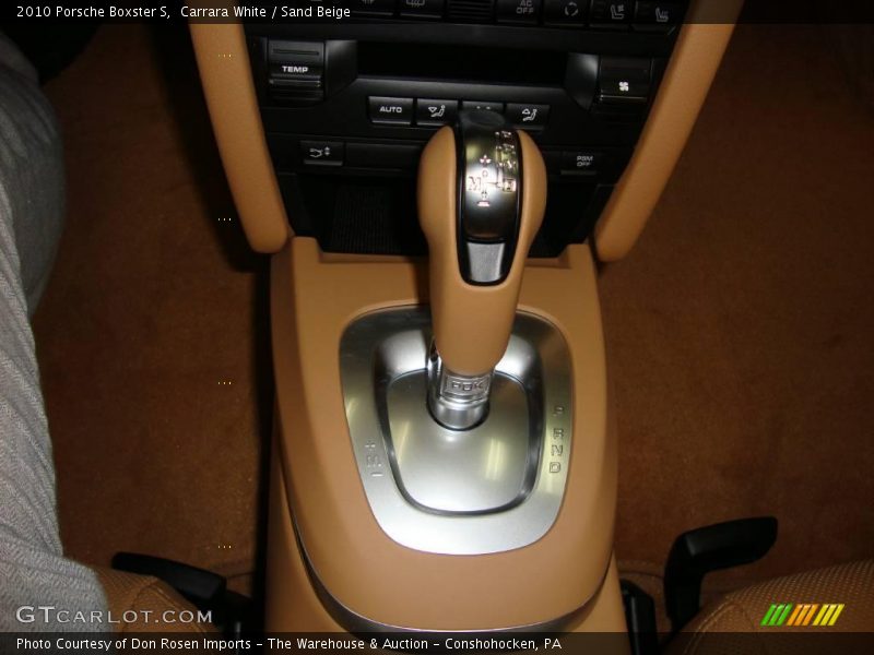 Carrara White / Sand Beige 2010 Porsche Boxster S