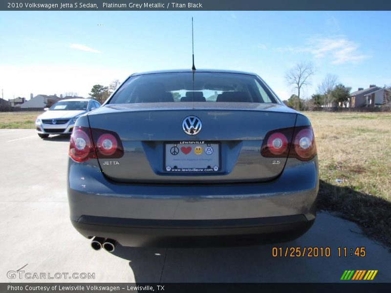 Platinum Grey Metallic / Titan Black 2010 Volkswagen Jetta S Sedan