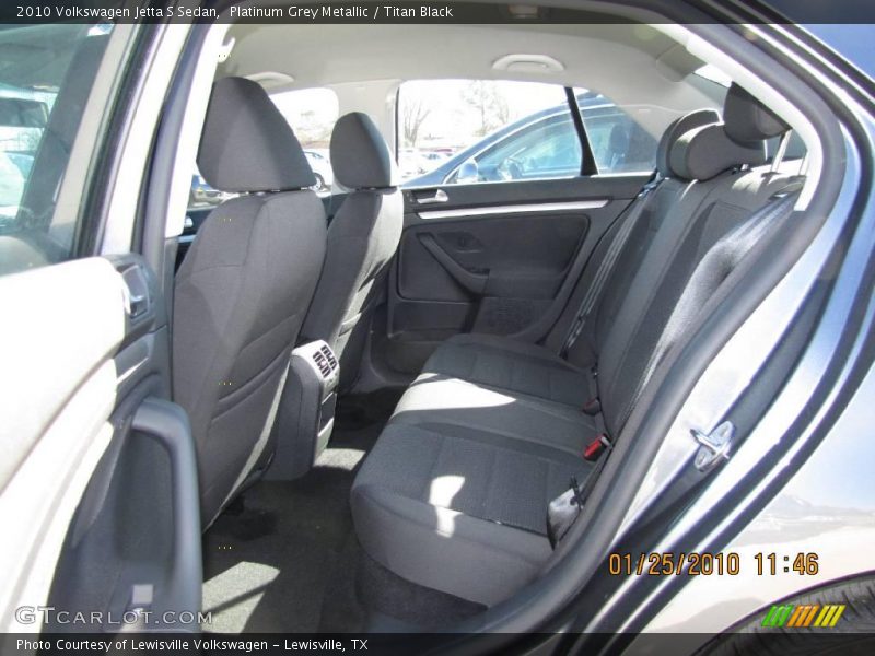 Platinum Grey Metallic / Titan Black 2010 Volkswagen Jetta S Sedan