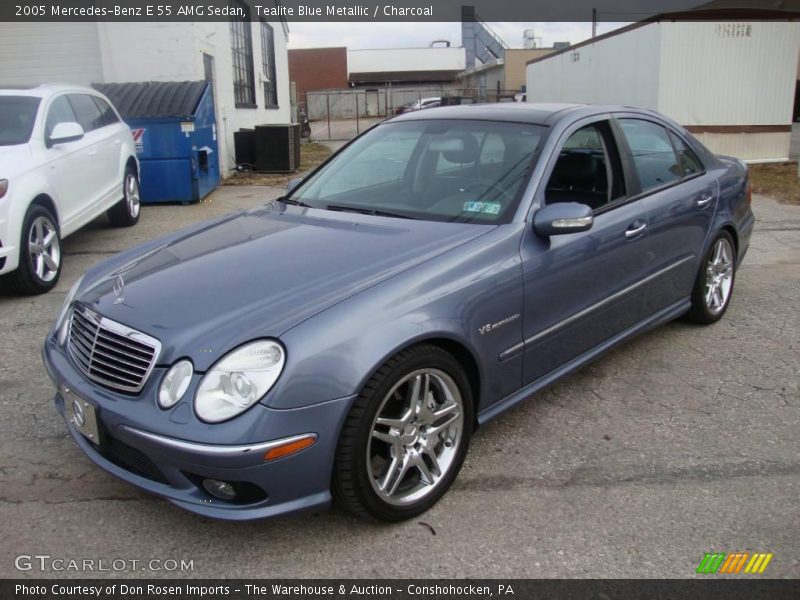 Tealite Blue Metallic / Charcoal 2005 Mercedes-Benz E 55 AMG Sedan