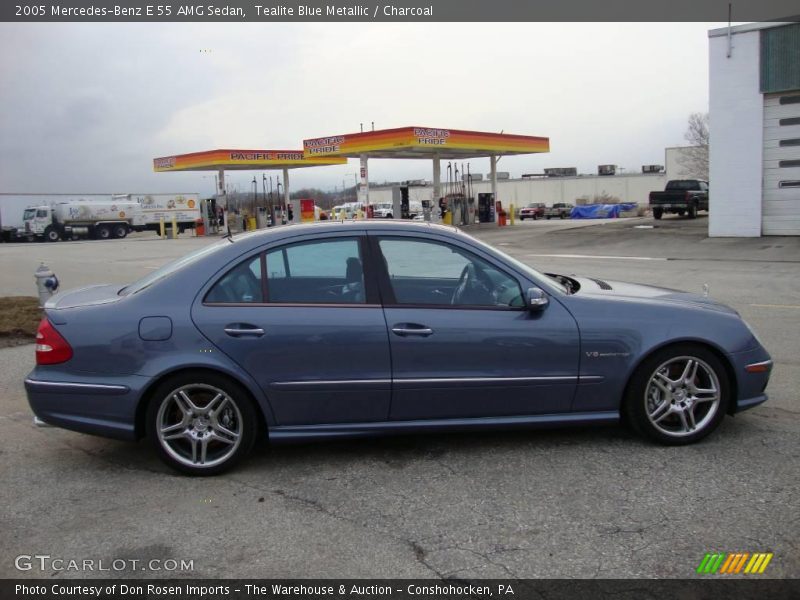 Tealite Blue Metallic / Charcoal 2005 Mercedes-Benz E 55 AMG Sedan